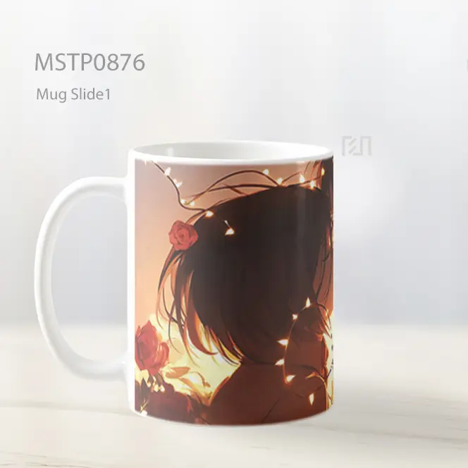 Eren Yeager And Mikasa Ackerman Valentines Mug MSTP0876 - All-side / Desain