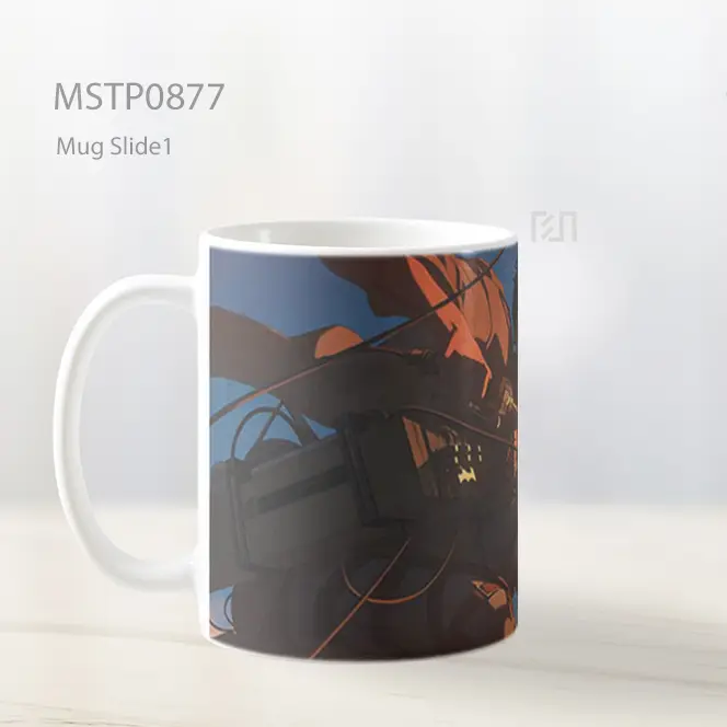 Eren Yeager Aot 3D Maneuver Mug MSTP0877 - All-side / Desain