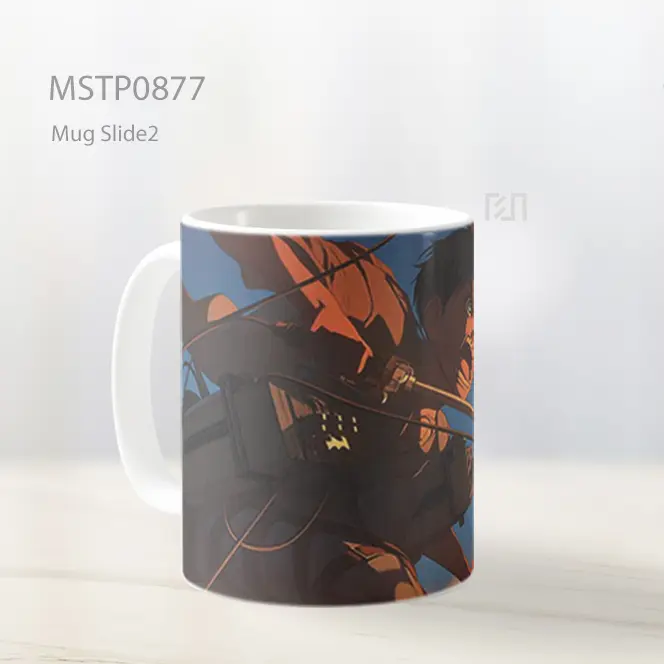 Eren Yeager Aot 3D Maneuver Mug MSTP0877 - All-side / Desain