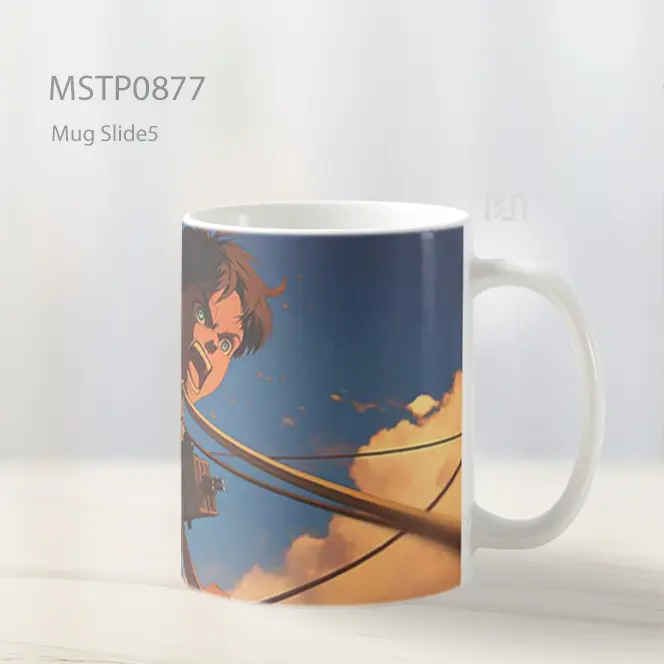 Eren Yeager Aot 3D Maneuver Mug MSTP0877 - All-side / Desain