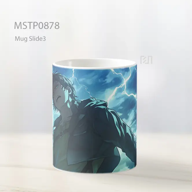 Eren Yeager Aot Kekuatan Petir Mug MSTP0878 - All-side / Desain