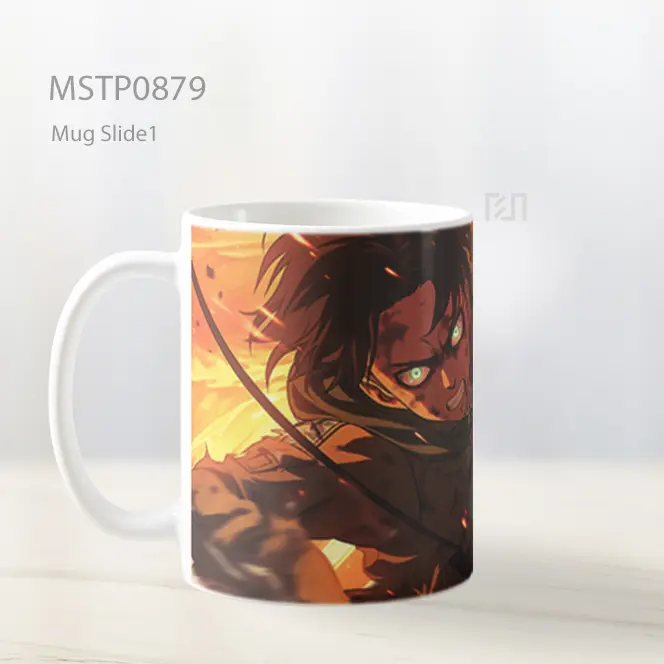 Eren Yeager Aot Keren Mug MSTP0879 - All-side / Desain