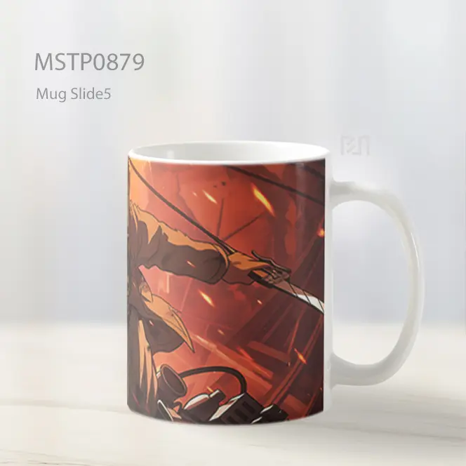 Eren Yeager Aot Keren Mug MSTP0879 - All-side / Desain