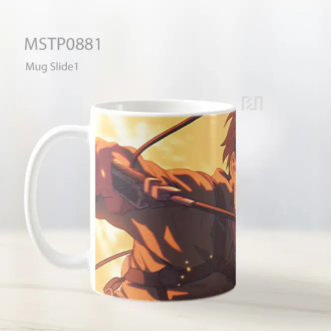 Eren Yeager Attack On Titan Gear Mug MSTP0881 - All-side / Desain