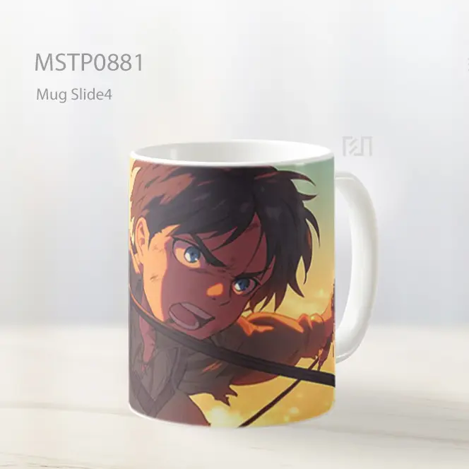 Eren Yeager Attack On Titan Gear Mug MSTP0881