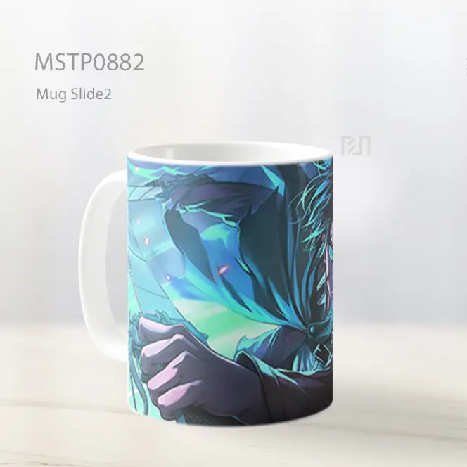 Eren Yeager Attack On Titan Rage Mug MSTP0882 - All-side / Desain