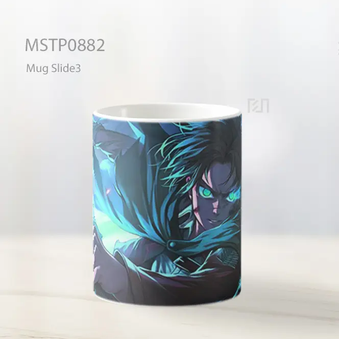 Eren Yeager Attack On Titan Rage Mug MSTP0882 - All-side / Desain