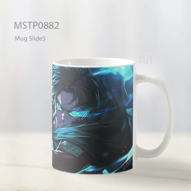 Eren Yeager Attack On Titan Rage Mug MSTP0882 - All-side / Desain