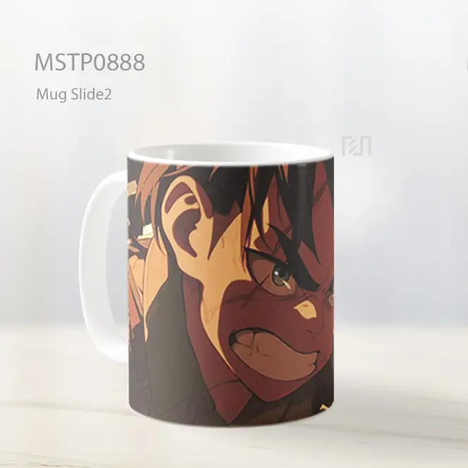 Eren Yeager Ekspresi Marah Mug MSTP0888 - All-side / Desain