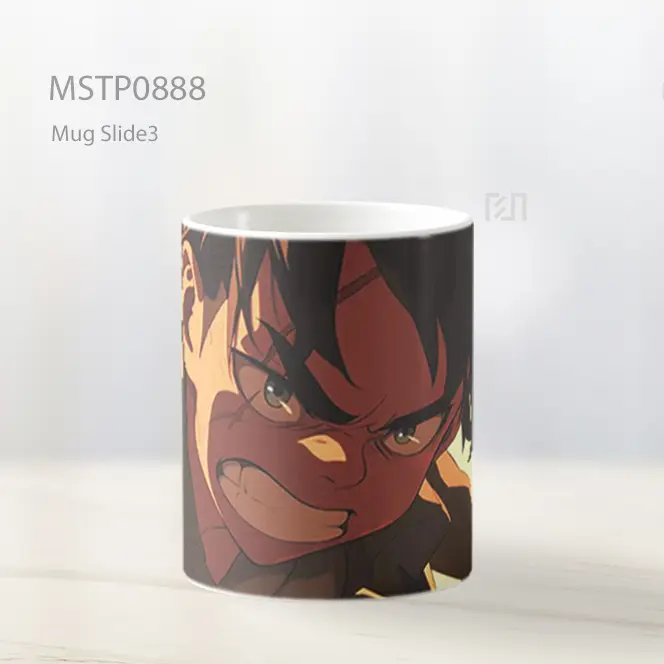 Eren Yeager Ekspresi Marah Mug MSTP0888 - All-side / Desain