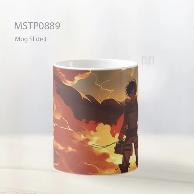 Eren Yeager Gaya Hypebeast Mug MSTP0889 - All-side / Desain