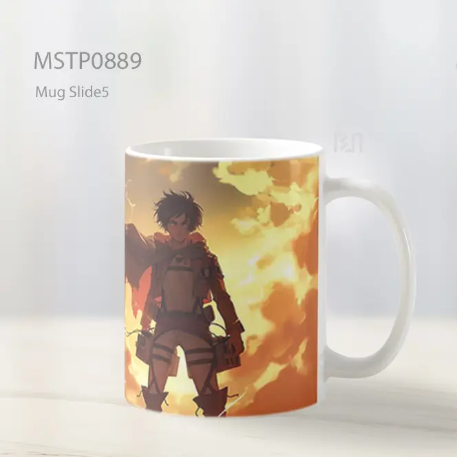Eren Yeager Gaya Hypebeast Mug MSTP0889 - All-side / Desain
