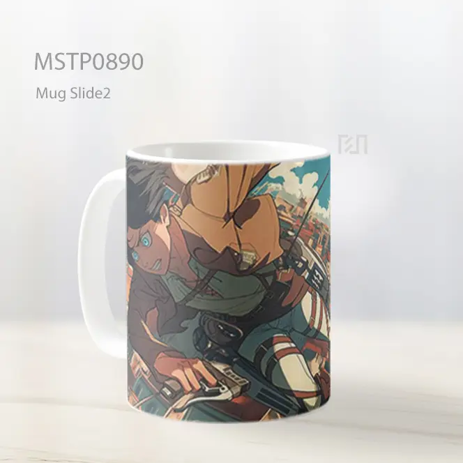 Eren Yeager Keren Aot Mug MSTP0890 - All-side / Desain