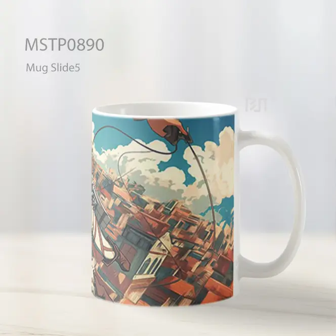 Eren Yeager Keren Aot Mug MSTP0890 - All-side / Desain