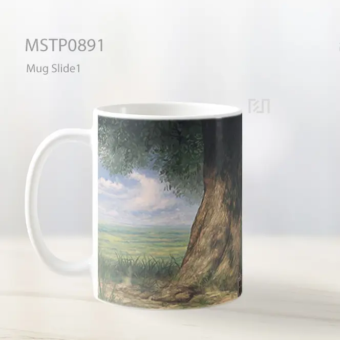 Eren Yeager Merenung Di Bawah Pohon Mug MSTP0891 - All-side / Desain
