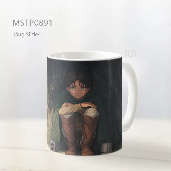 Eren Yeager Merenung Di Bawah Pohon Mug MSTP0891
