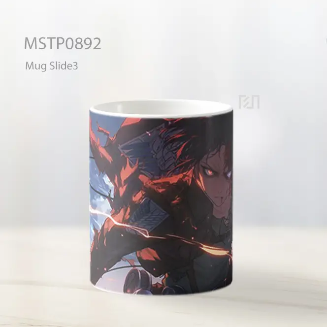 Eren Yeager Pahlawan Stylish Mug MSTP0892 - All-side / Desain