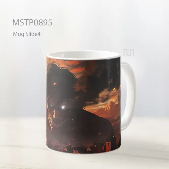 Eren Yeager Titan Senja Hancur Mug MSTP0895