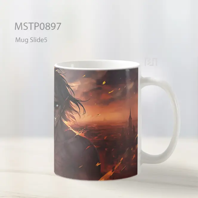 Eren Yeager Titan Mug MSTP0897 - All-side / Desain