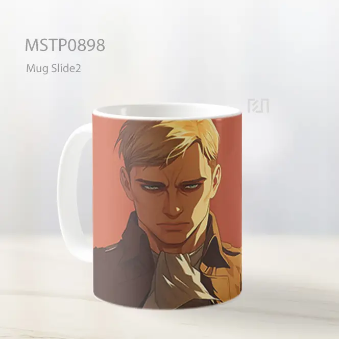 Erwin Smith Attack On Titan Mug MSTP0898 - All-side / Desain