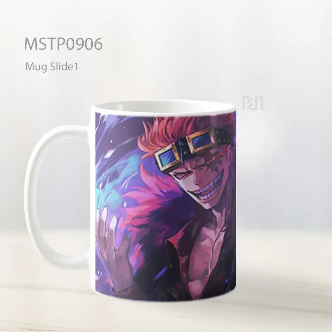 Eustass Kid Punk Hazard One Piece Mug MSTP0906 - All-side / Desain