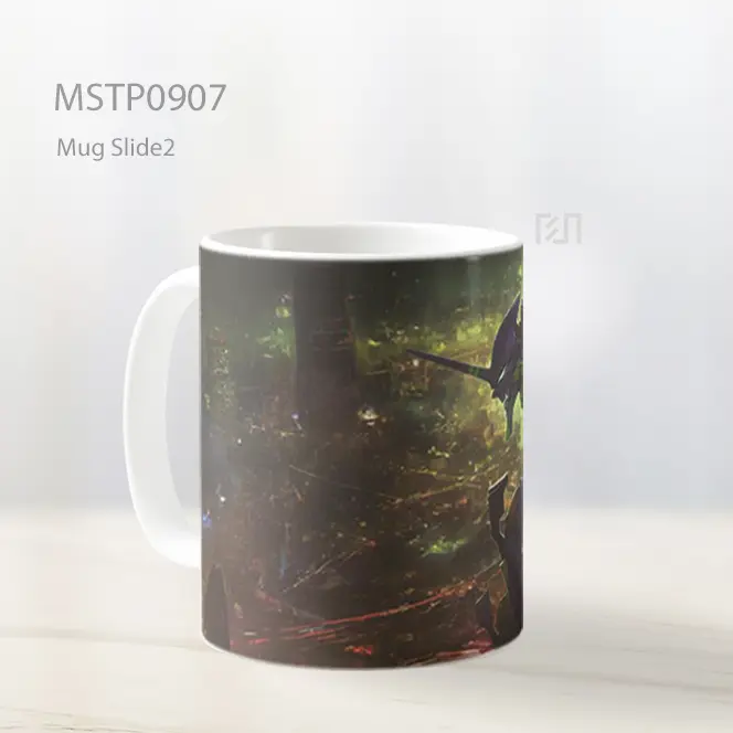 Evangelion Eva 01 Kota Mug MSTP0907 - All-side / Desain