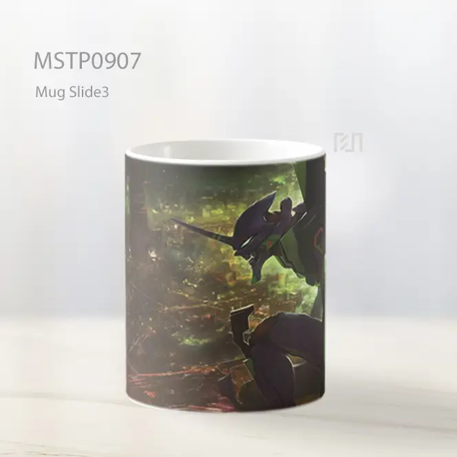 Evangelion Eva 01 Kota Mug MSTP0907 - All-side / Desain