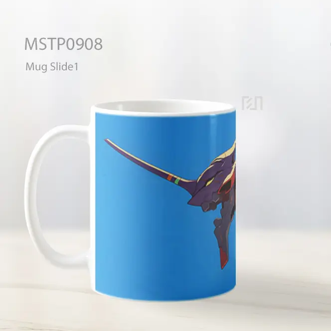 Evangelion Mecha Neon Genesis Mug MSTP0908 - All-side / Desain