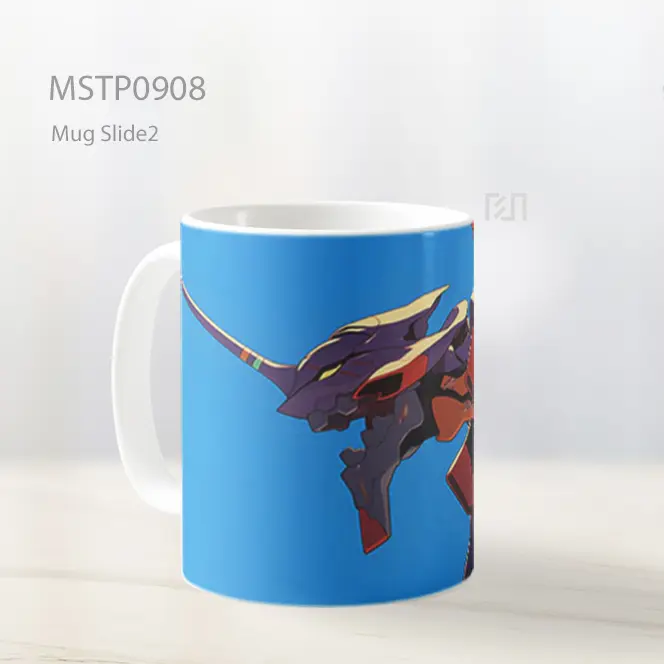 Evangelion Mecha Neon Genesis Mug MSTP0908 - All-side / Desain