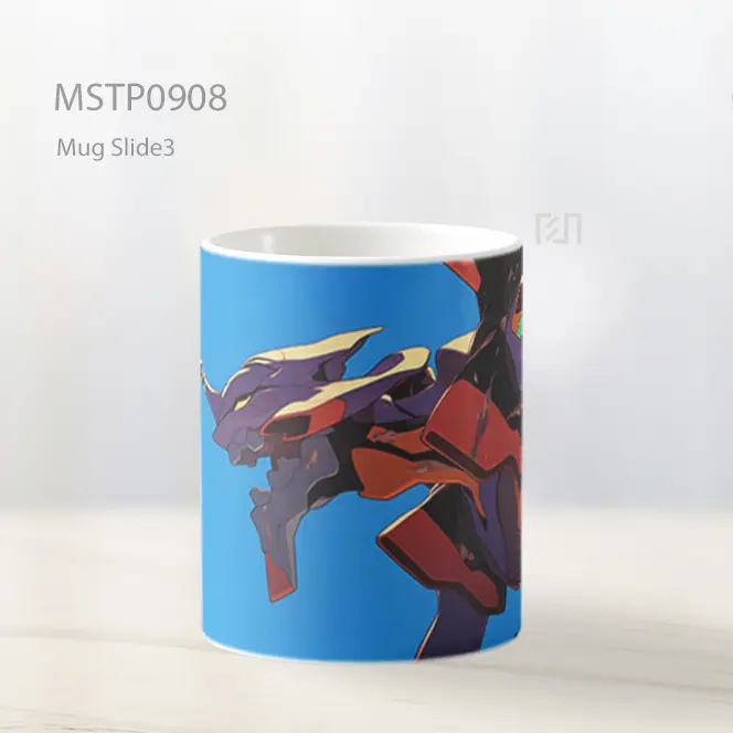 Evangelion Mecha Neon Genesis Mug MSTP0908 - All-side / Desain