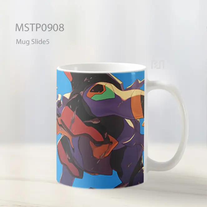 Evangelion Mecha Neon Genesis Mug MSTP0908 - All-side / Desain
