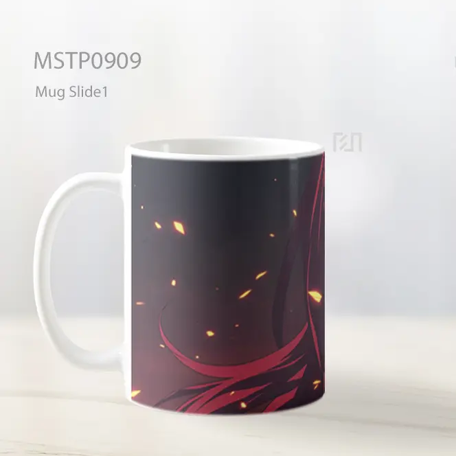 Fairy Tail Erza Scarlet Anime Mug MSTP0909 - All-side / Desain