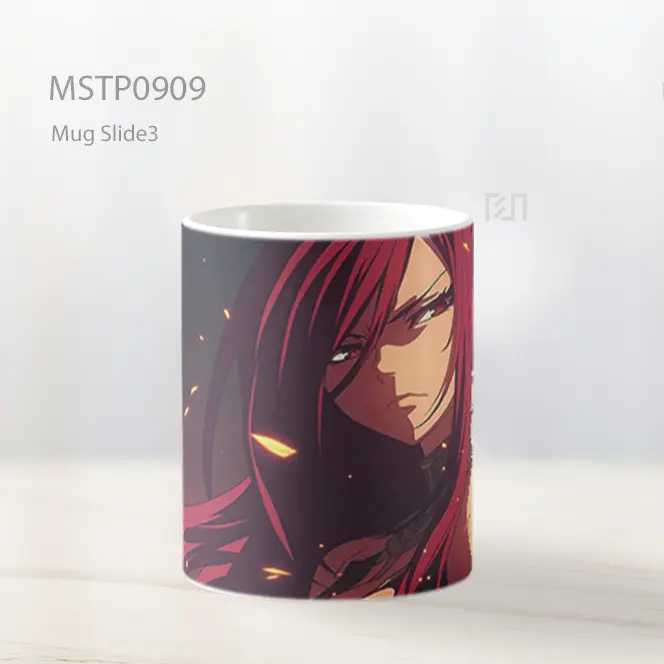 Fairy Tail Erza Scarlet Anime Mug MSTP0909 - All-side / Desain