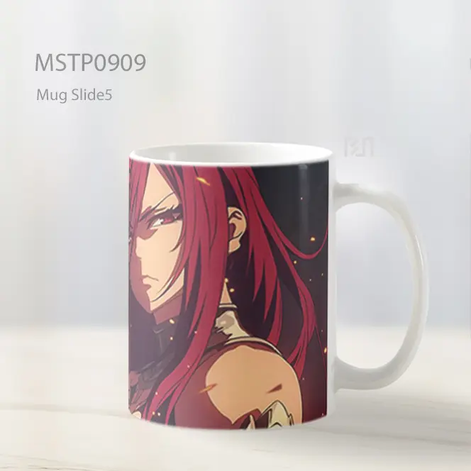 Fairy Tail Erza Scarlet Anime Mug MSTP0909 - All-side / Desain