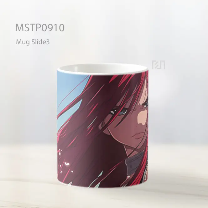 Fairy Tail Erza Scarlet Anime Mug MSTP0910 - All-side / Desain