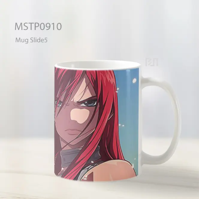 Fairy Tail Erza Scarlet Anime Mug MSTP0910 - All-side / Desain