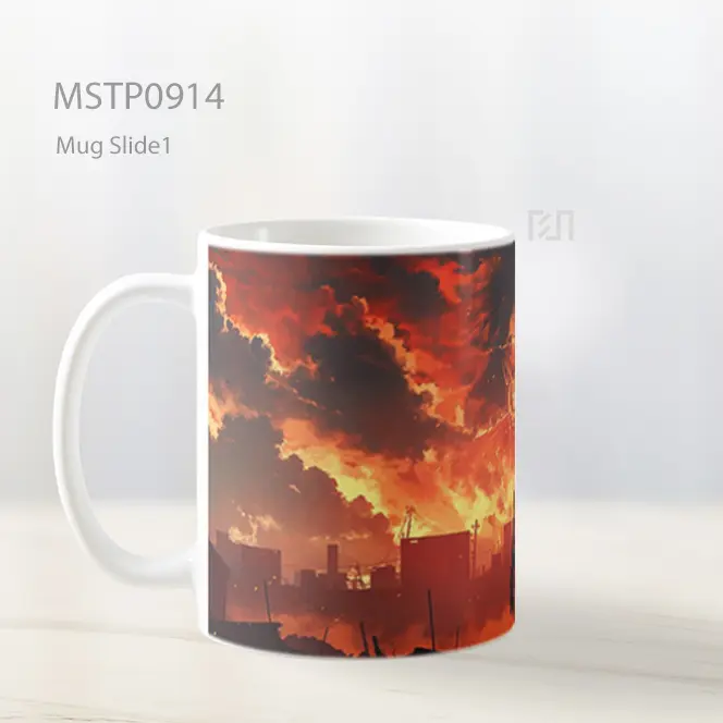Fantasy Anime Scenery Mug MSTP0914 - All-side / Desain