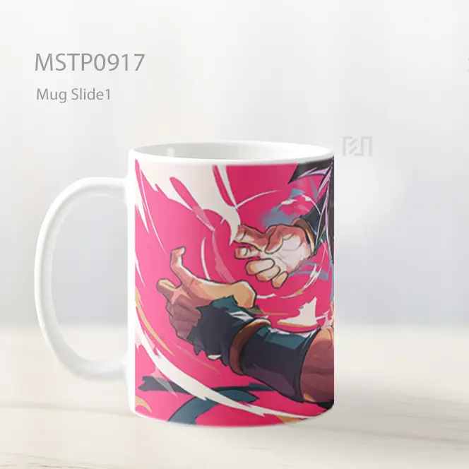 Female Goku Transformasi Super Saiyan Mug MSTP0917 - All-side / Desain