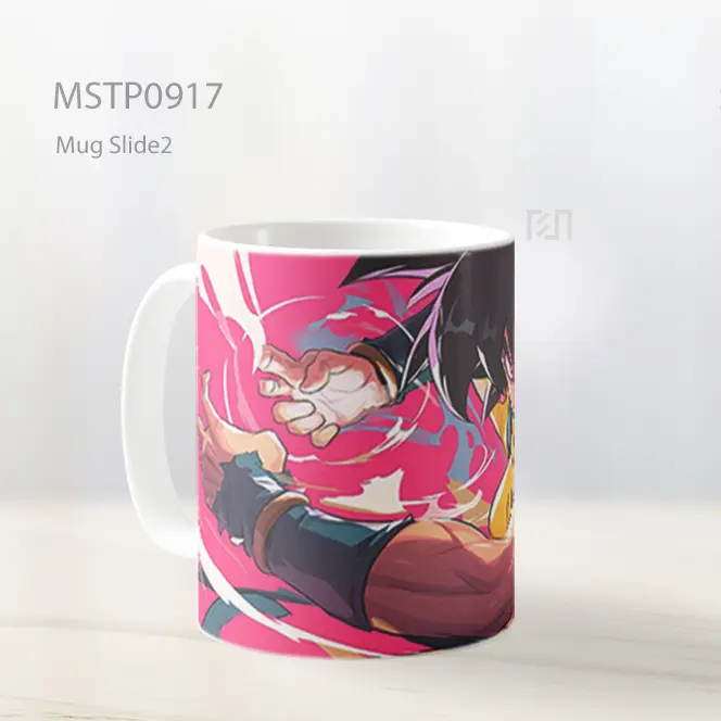 Female Goku Transformasi Super Saiyan Mug MSTP0917 - All-side / Desain