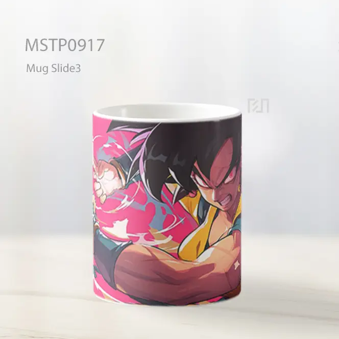 Female Goku Transformasi Super Saiyan Mug MSTP0917 - All-side / Desain