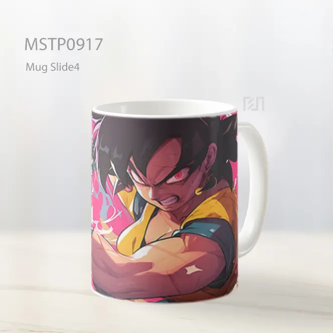Female Goku Transformasi Super Saiyan Mug MSTP0917
