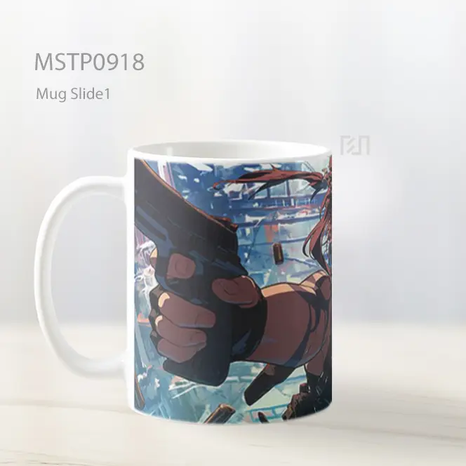 Fierce Revy Pertarungan Black Lagoon Mug MSTP0918 - All-side / Desain
