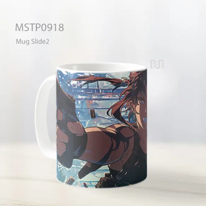 Fierce Revy Pertarungan Black Lagoon Mug MSTP0918 - All-side / Desain