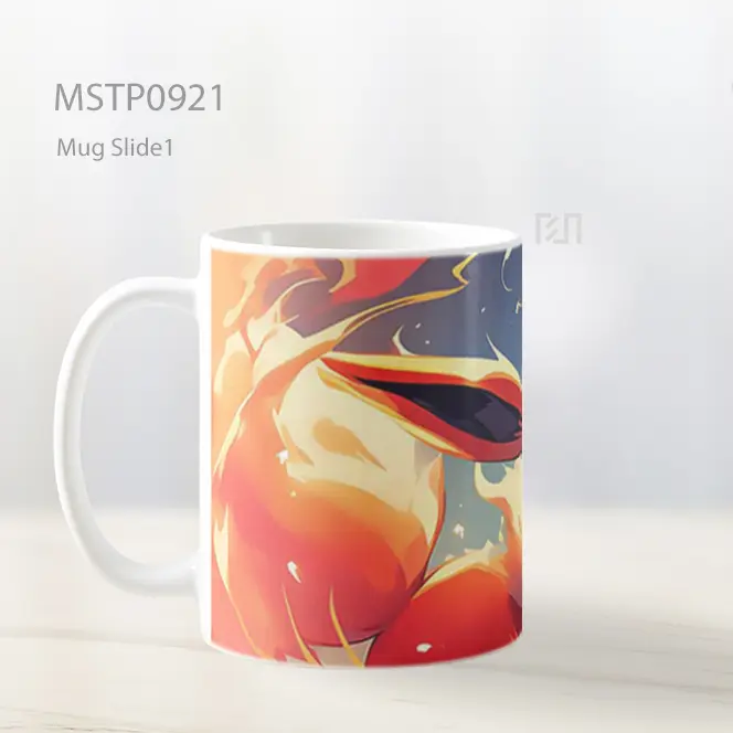 Flareon Api Menggemaskan Mug MSTP0921 - All-side / Desain