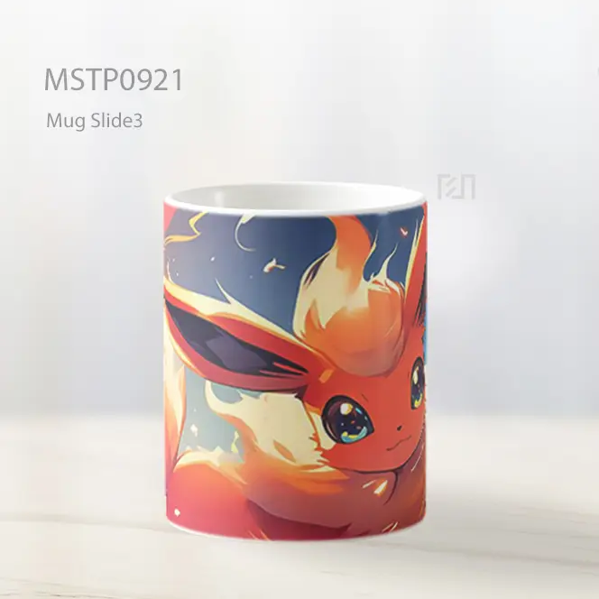 Flareon Api Menggemaskan Mug MSTP0921 - All-side / Desain