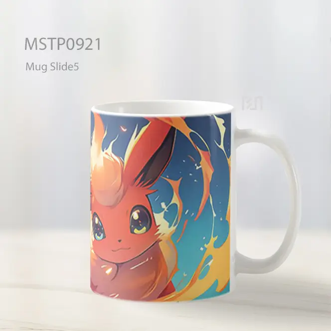 Flareon Api Menggemaskan Mug MSTP0921 - All-side / Desain
