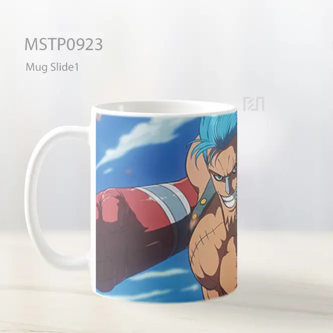 Franky One Piece Siap Bertarung Mug MSTP0923 - All-side / Desain