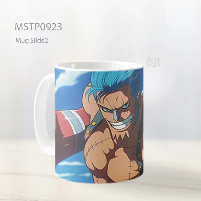 Franky One Piece Siap Bertarung Mug MSTP0923 - All-side / Desain