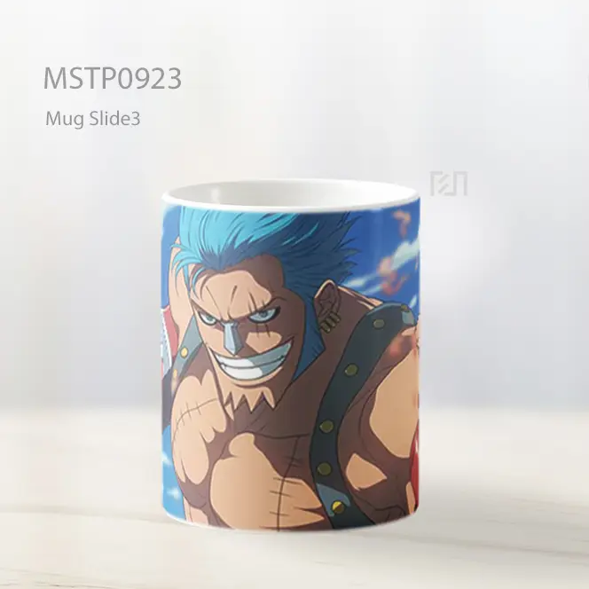 Franky One Piece Siap Bertarung Mug MSTP0923 - All-side / Desain