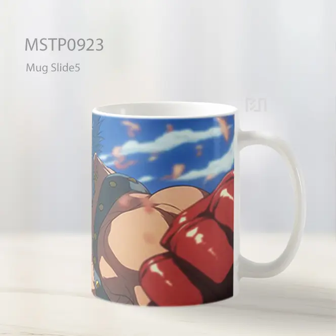 Franky One Piece Siap Bertarung Mug MSTP0923 - All-side / Desain